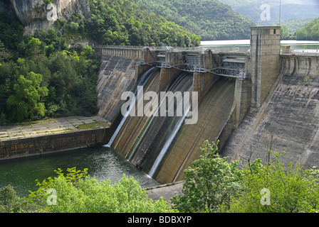 Rio Ebro Embalse de Sobron 03 Stockfoto