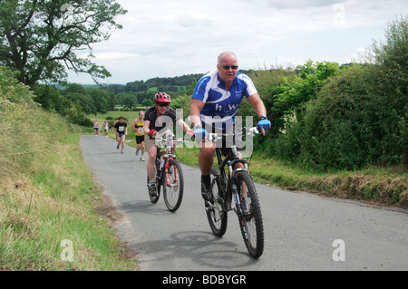 Fotografieren der Masham Burne Talabfahrt 2009 Stockfoto