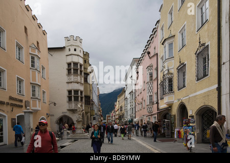Main Street Sterzing Sterzing Alto Adige Südtirol Italien EU Stockfoto