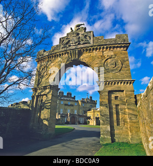 Beeindruckende Robert Adams Klippe Top Culzean Castle an der Westküste von Schottland Stockfoto