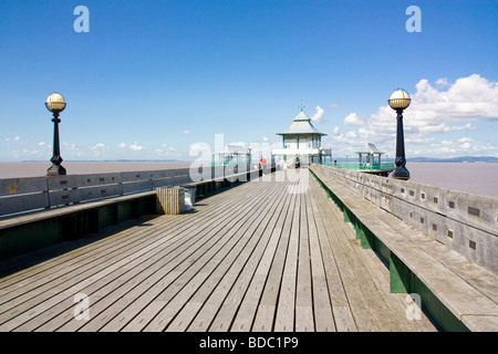 Dem alten Pier bei Clevedon Somerset England UK Stockfoto