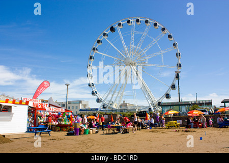 Das Riesenrad am Weston Super Mare Somerset England UK Stockfoto