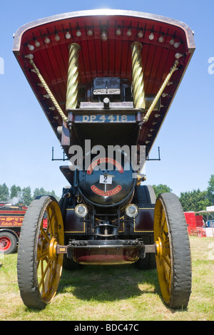 Frontansicht des Jahres 1916 John Fowler Zugmaschine Stockfoto
