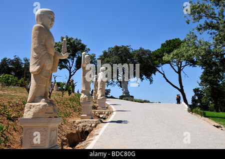 Bhuddha EdenGarden oder Garten f Frieden in Bombarral, Portugal Stockfoto