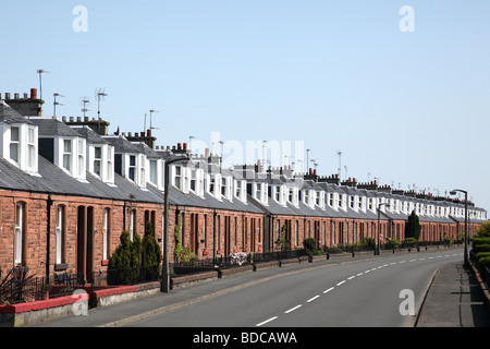 Reihenhäuser, Allandale Cottages, Allandale, Schottland, UK Stockfoto