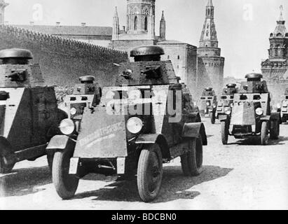 Geographie/Reise, Russland, Militär, Parade, Mai Tag, Roter Platz, Moskau, 1.5.1930, Stockfoto