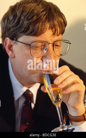 Gates, William, "Bill", * 28.10.1955, US-amerikanischer Unternehmer (Computing), Mitbegründer von Microsoft, Portrait, München, 30.4.1993, Stockfoto