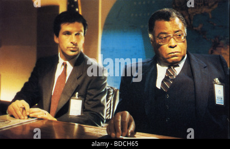 DIE Jagd für rote Oktober - 1990 Paramount Film mit Alec Baldwin auf der linken Seite und James Earl Jones Stockfoto