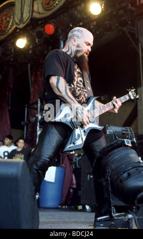 SLAYER - US-Metal Gruppe mit Kerry King im Juli 1999 Stockfoto