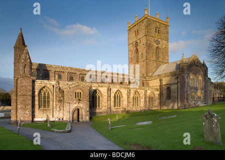 St. Davids Kathedrale, Str. Davids, Pembrokeshire, Wales, UK Stockfoto