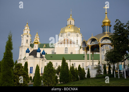 Heilige Dormition Potschajew Lavra, Potschajew, Ternopil Oblast, Ukraine. Stockfoto