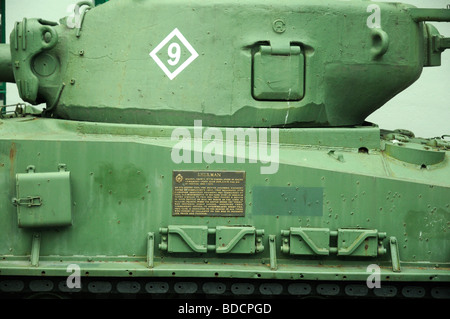 Sherman-Panzer in der Stadt von Vancouver, British Columbia, Kanada, Stockfoto