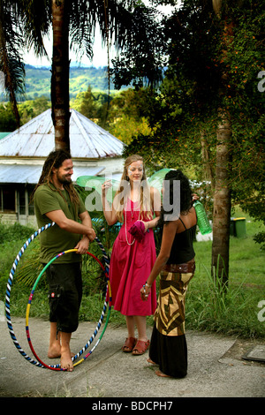 Nimbin Mardisgrass Festival-nach dem Festival Stockfoto