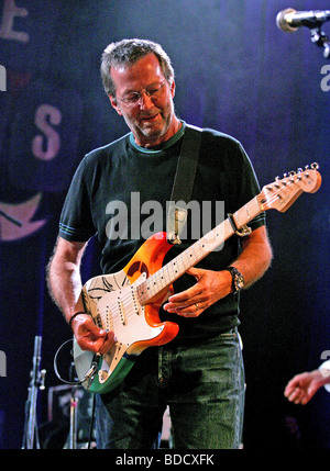 ERIC CLAPTON im August 2004 beim "Grillen und Freunde"-Konzert in Hollywood House of Blues Stockfoto