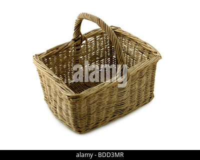 leeren Korb Stockfoto