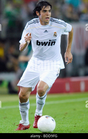 Kaka (Brasilien), Spieler des spanischen Fußballvereins Real Madrid, während eines Spiels gegen Borussia Dortmund. Stockfoto