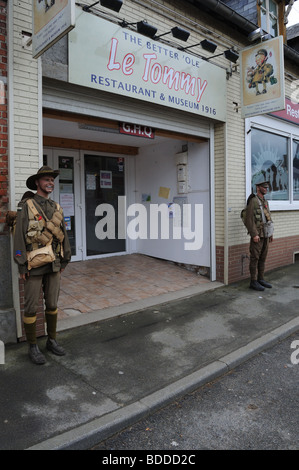 Tommies Café in gefunden an der Somme Stockfoto