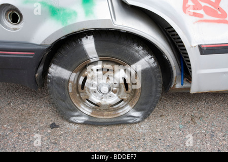 Autowrack Stockfoto