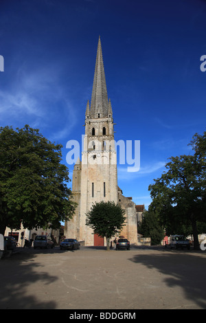 Abtei von Saint-Savin-Sur Gartempe Stockfoto