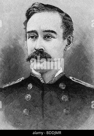 ROBERT PEARY U.S. Marine-Kommandant und Explorer 1856-1920 Stockfoto