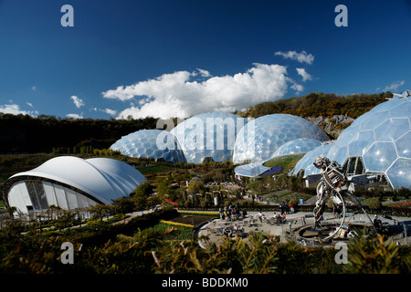 Eden-Projekt in St. Austel, Cornwall, England. Stockfoto