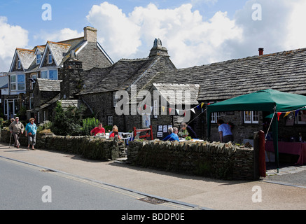 2567.Tintagel Old Post Office, Cornwall Stockfoto