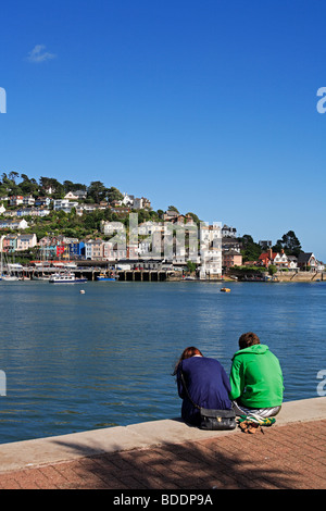 2638. Dartmouth, Kingswear & Fluss Dart, Devon Stockfoto