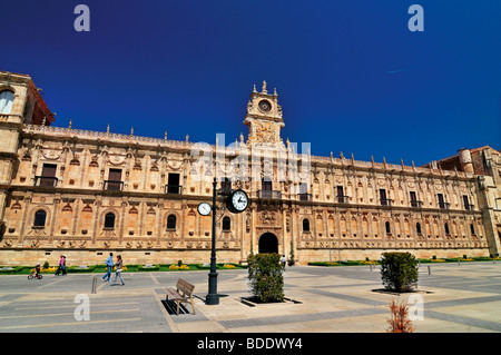 Spanien, Jakobsweg: Hotel Parador de San Marcos in León Stockfoto