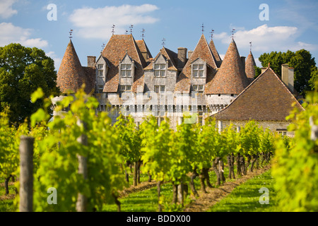 Das Chateau de Monbazillac in der Region Dordogne, Frankreich Stockfoto