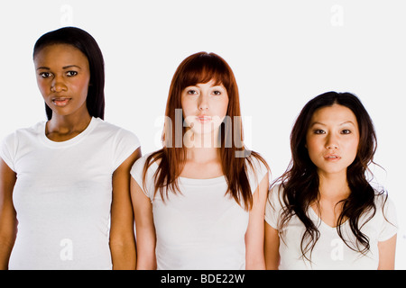 Schöne junge Frauen. Stockfoto