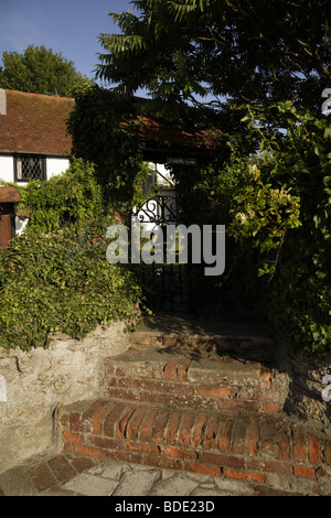 Mersea Isand Seafont, alten Gebaeuden & Gassen Stockfoto