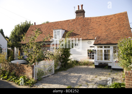 Mersea Isand Seafont, alten Gebaeuden & Gassen Stockfoto