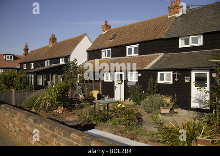 Mersea Isand Seafont, alten Gebaeuden & Gassen Stockfoto