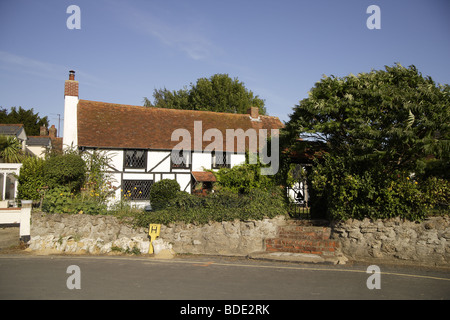 Mersea Isand Seafont, alten Gebaeuden & Gassen Stockfoto