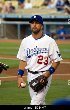 Dodger dritte Baseman Casey Blake Stockfoto