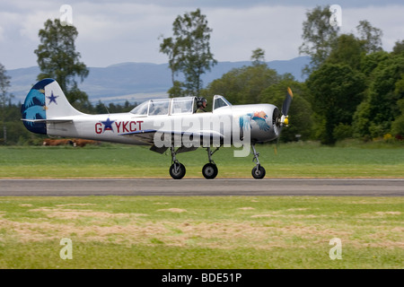 Kosaken aerobatic team Yakolev Yak-52 Stockfoto