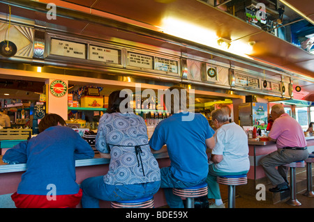 Typisch amerikanische Diner Tilton New Hampshire USA Stockfoto