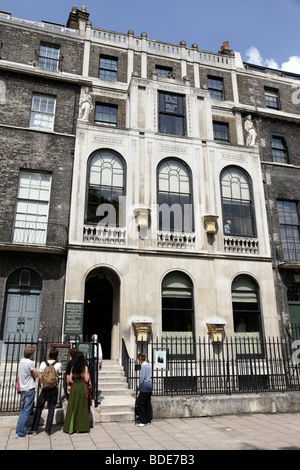 Eingang der Sir John Soane Museum Lincoln es Inn fields London uk Stockfoto