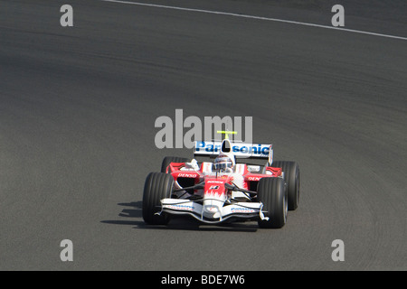 Toyota Formel 1 2008 Rennwagen Stockfoto