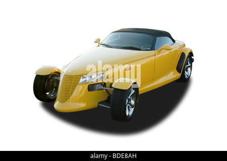 Plymouth Prowler vorderen Stoßfänger entfernt. Stockfoto