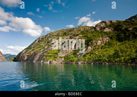 Trollfjord Tour: Ansicht Stockfoto