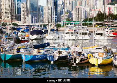 Royal Hong Kong Yachtclub in Hong Kong, China. Stockfoto