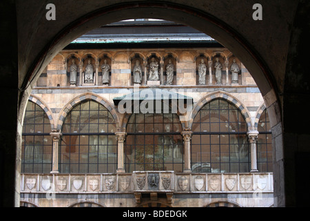 Loggia Degli Osii in der Händler-Platz im Zentrum von Mailand, Italien Stockfoto
