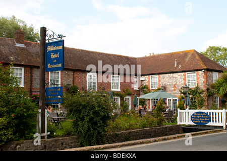 Mühlbach-Hotel und Restaurant, Bosham, West Sussex, UK Stockfoto