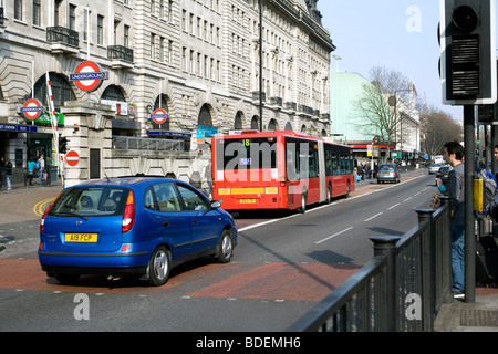 Städtisches Motiv, Marylebone Road, London, England, UK, Europa Stockfoto