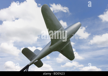 Das Denkmal für Sir Frank Whittle in Lutterworth Leicestershire, England Stockfoto