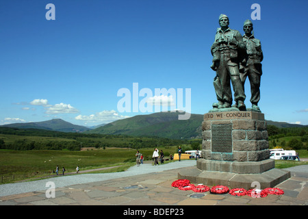 Das Commando Memorial, Spean Bridge, in der Nähe von Fortwilliam in den Highlands von Schottland Stockfoto