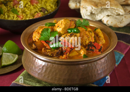 Chicken Jalfrezi Indien South Asia Food Stockfoto