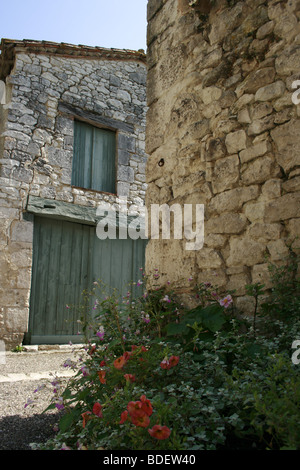 Mittelalterliche Bastide Issigeac, Périgord Pourpre Stockfoto