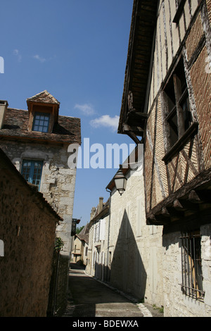 Mittelalterliche Bastide Issigeac, Périgord Pourpre Stockfoto